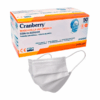 CRANBERRY MASCARILLA 3 PLIEGUES COLOR BLANCO 50 UNID