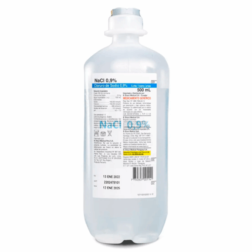 SUERO FISIOLOGICO 0.9% 500ML B BRAUN