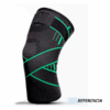 RODILLERA VELCRO NEGRA-VERDE COD 715 LS KNT