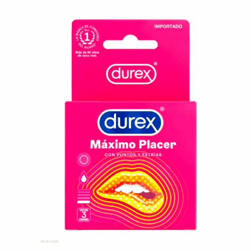 DUREX MAXIMO PLACER X 3 UN