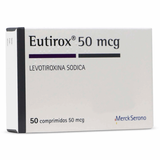 EUTIROX LEVOTIROXINA 50 MCG X 50 COMPRIMIDOS