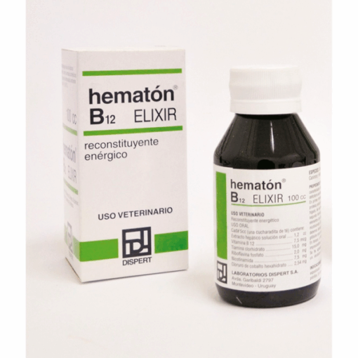 HEMATON B12 ELIXIR RECONSTITUYENTE ENERGICO USO VETERINARIO