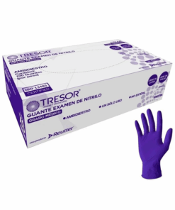TRESOR GUANTE NITRILO TALLA L AZUL COBALTO 100 UNID - Matriz