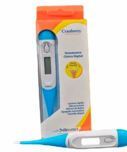 TERMOMETRO CLINICO DIGITAL CON ALARMA CRANBERRY - Matriz