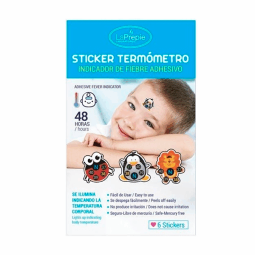 TERMOMETRO LA PREPIE STICKER NIÃ‘OS X6