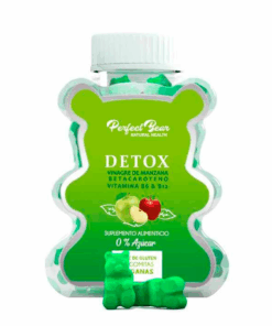 DETOX VIN DE MANZANA-BETACAROTENO VIT B6-B12 0% AZUCAR GLUTEN FREE 60 GOMITAS VEGANAS - Matriz