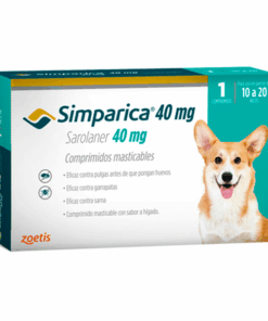 VET SIMPARICA  40MG  X 1 COMP (10KG A 20 KG) - Matriz