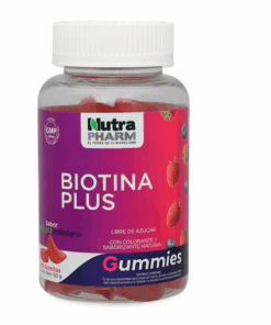 BIOTINA PLUS LIBRE DE AZUCAR SABOR FRAMBUESA-ARANDANO 60 GOMITAS - Matriz