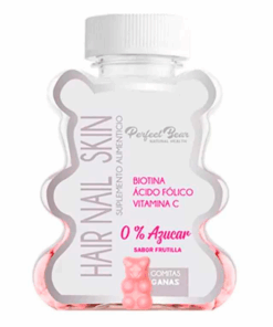 HAIR NAIL SKIN BIOTINA-ACIDO FOLICO- VIT C 0% AZUCAR 60 GOMITAS GLUTEN FREE - Matriz