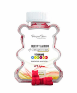 MULTIVITAMINICO + PROBIOTICOS 0% AZUCAR 60 GOMITAS SABOR BERRIES - Matriz