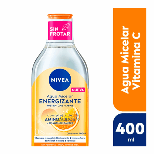 NIVEA AGUA MICELAR ENERGIZANTE 400 ML
