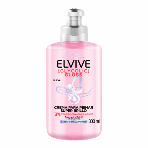 LOREAL ELVIVEGLYCOLIC GLOSS CREMA PARA PEINAR EXTRA BRILLO