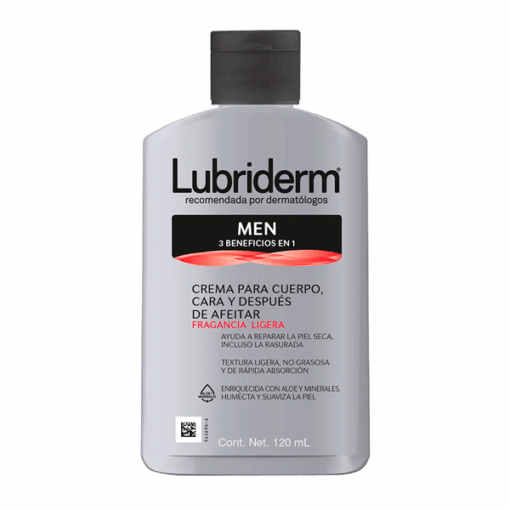 LUBRIDERM MEN CON FRAGANCIA 120 ML