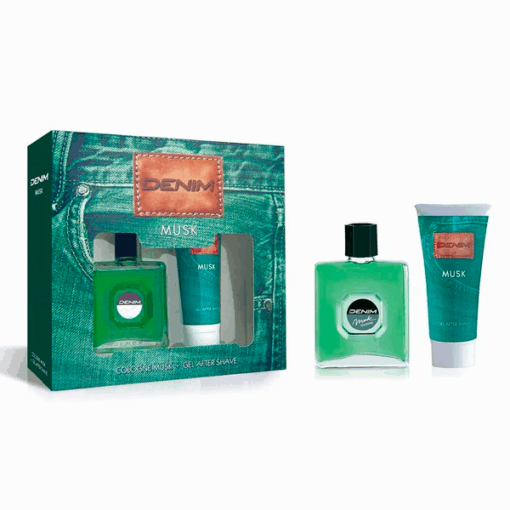 DENIN COLONIA MUSK 75 ML + GEL ASH X75 ML