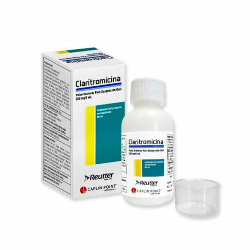 CLARITROMICINA 250 MG/5ML X 60 ML CENABAST
