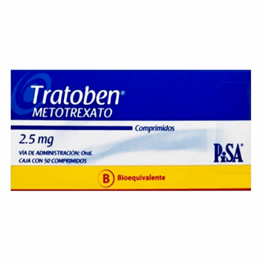 TRATOBEN METROTREXATO 2,5MG CAJA 50 COMPRIMIDOS
