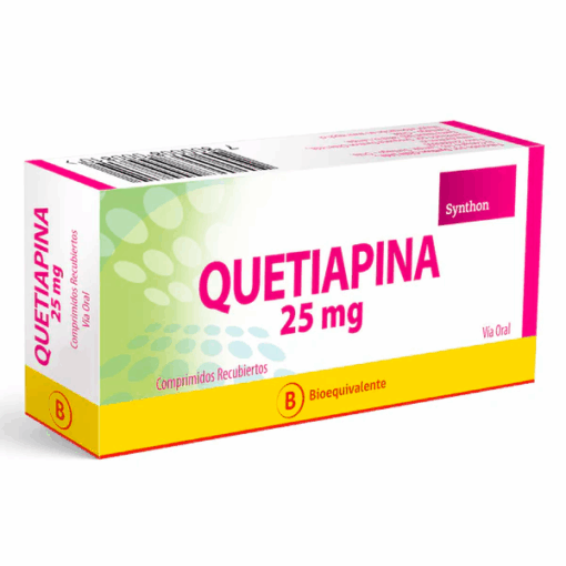 QUETIAPINA 25MG CAJA 30 COMPRIMIDOS
