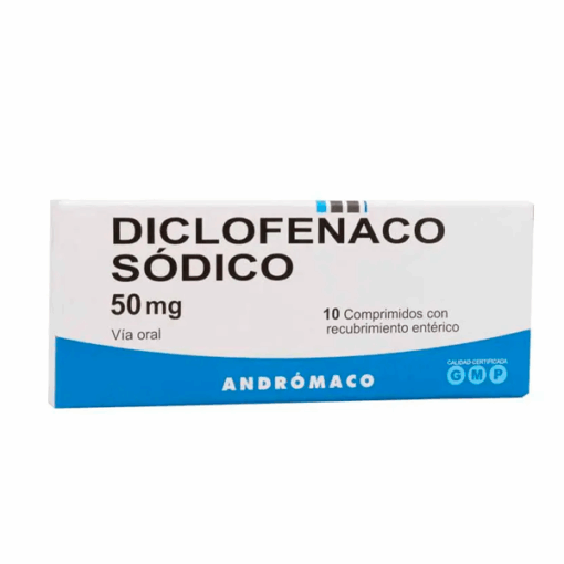 DICLOFENACO SODICO 50MG CAJA 10 COMPRIMIDOS RECUBIERTOS
