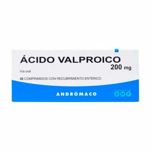ACIDO VALPROICO 200MG CAJA 30 COMPRIMIDOS