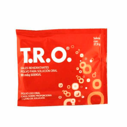 T.R.O. SALES REHIDRATANTES 90 MEQ SODIO 250ML/SOBRE UNITARIO
