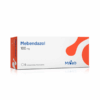 MEBENDAZOL COM.100MG. X6 COMP