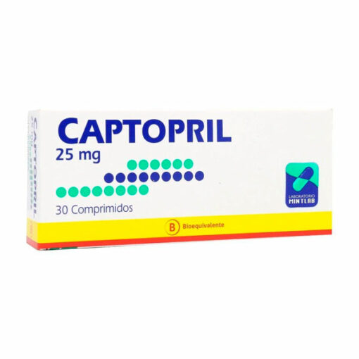 CAPTOPRIL 25 MG 30COM