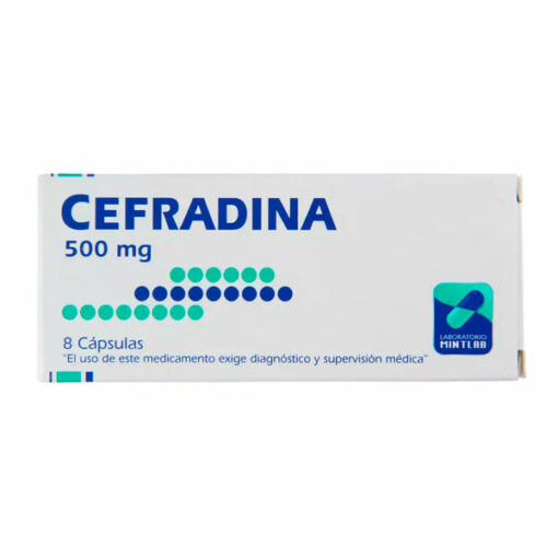 CEFRADINA CAP.500MG. 8  *