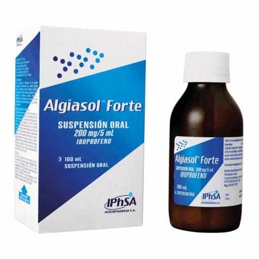 ALGIASOL FORTE IBUPROFENO 200MG/5ML SUSPENSION ORAL FRASCO 100 ML