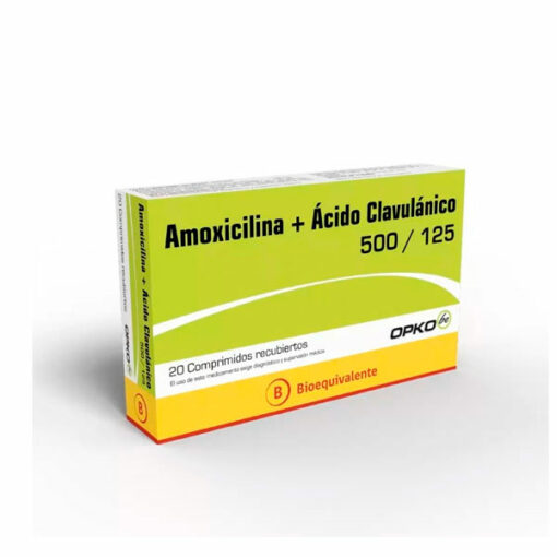 AMOXICILINA+ACIDO CLAV. 500/125. 20 COMP. (BE)
