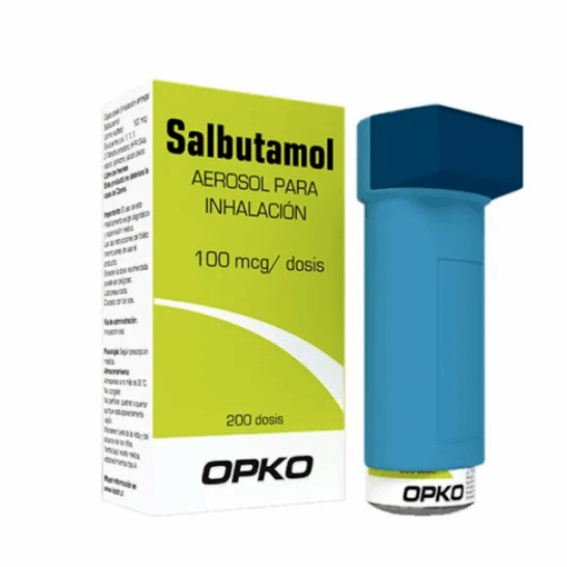 SALBUTAMOL 100 MCG/DOSIS AEROSOL PARA INHALACION 200 DOSIS