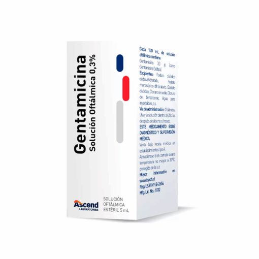 GENTAMICINA SOL.OFT.0.3%5ML