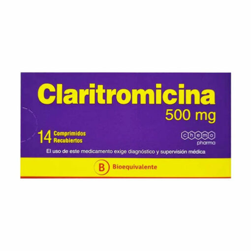 CLARITROMICINA 500MG CAJA 14 COMPRIMIDOS CENABAST