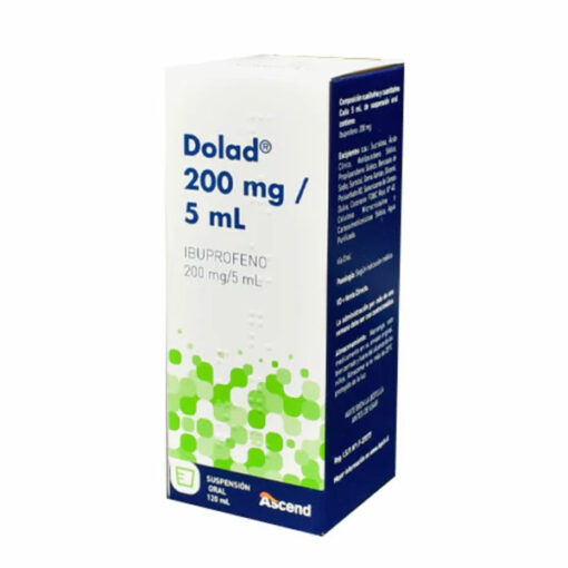DOLAD  IBUPROFENO 200MG/5ML FRASCO 120ML CENABAST