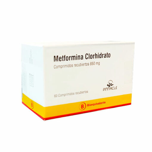 METFORMINA 850MG CAJA 60 COMPRIMIDOS RECUBIERTOS CENABAST