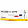 QUETIAPINA 25MG.  30 COMPRIMIDOS CENABAST