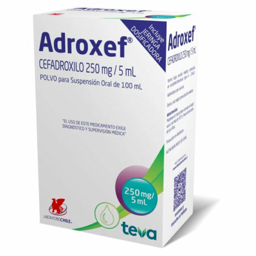 ADROXEF CEFADROXILO 250MG/5ML  SUSPENSION ORAL 100 ML