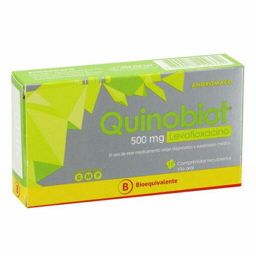 QUINOBIOT LEVOFLOXACINO 500MG X 10 COMPRIMIDOS