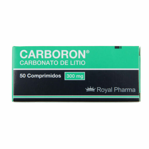 CARBORON CARBONATO DE LITIO 300MG X 50 COMPRIMIDOS