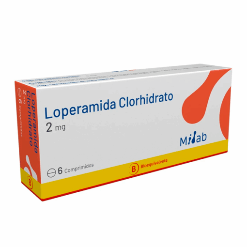 LOPERAMIDA CLORHIDRATO 2MG CAJA 6 COMPRIMIDOS