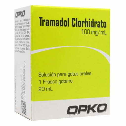 TRAMADOL CLORHIDRATO 100MG/ML SOLUCION PARA GOTAS ORALES 20 ML