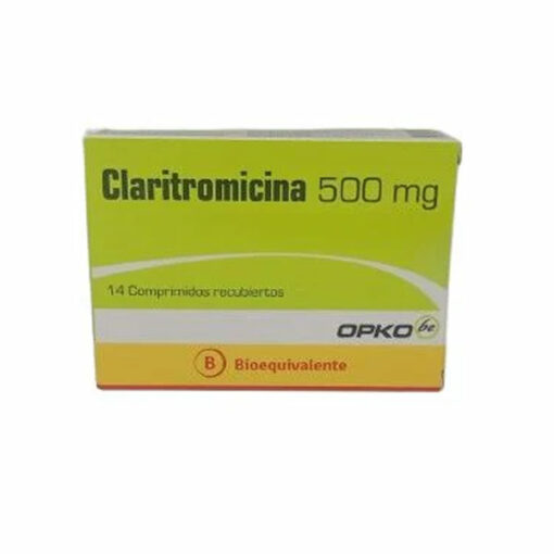 CLARITROMICINA 500MG 14 COMPRIMIDOS RECUBIERTOS