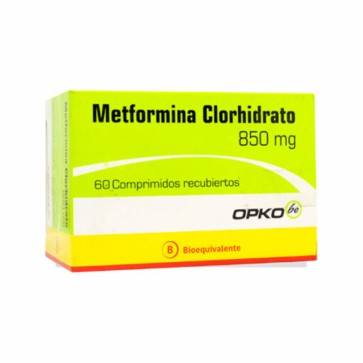 METFORMINA 850 MG  X 60 COMPRIMIDOS RECUBIERTOS OPKO