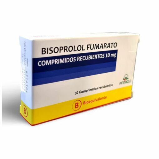 BISOPROLOL FUMARATO 10 MG 30 COMPRIMIDOS CENABAST