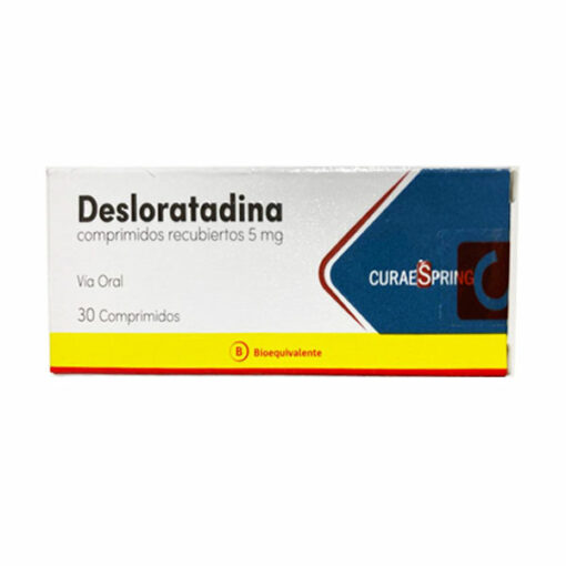 DESLORATADINA 5 MG CAJA 30 COMPRIMIDOS RECUBIERTOS CENABAST