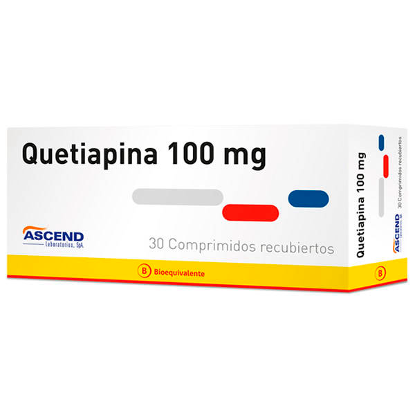 QUETIAPINA 100MG CAJA 30 COMPRIMIDOS CENABAST