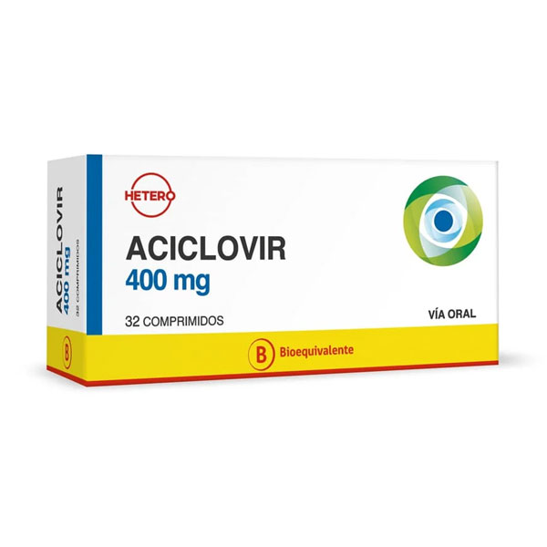 ACICLOVIR 400 MG CAJA 32 CM CENABAST