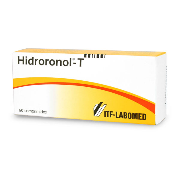 HIDRORONOL HIDROCLOROTIAZIDA 50MG 60 COMPRIMIDOS CENABAST