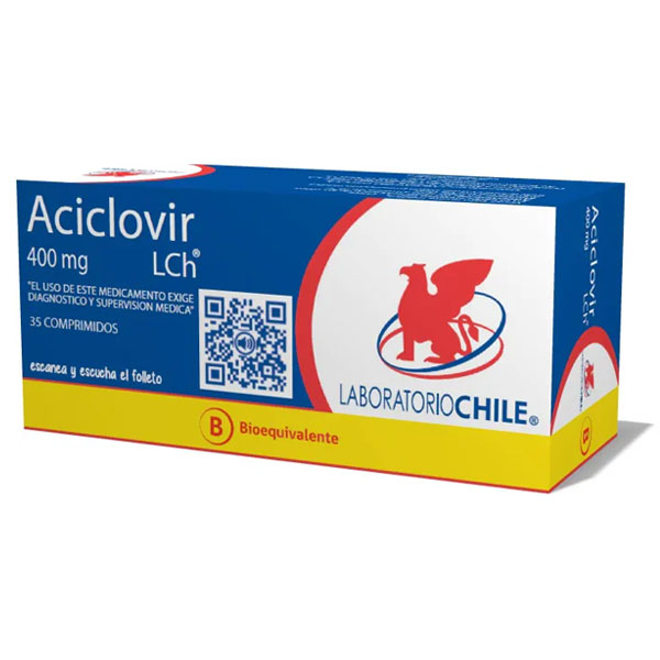 ACICLOVIR 400MG CAJA 35 COMPRIMIDOS CENABAST