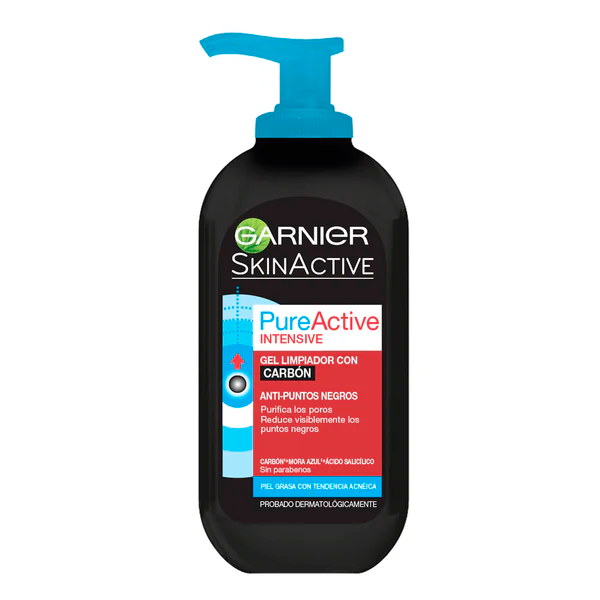 GEL LIMPIADOR ANTI PUNTOS NEGROS PURE ACTIVE INTENSIVE PIEL GRASA