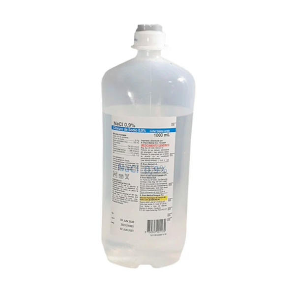 SUERO FISIOLOGICO 0.9% FRASCO 1000ML B.BRAUN